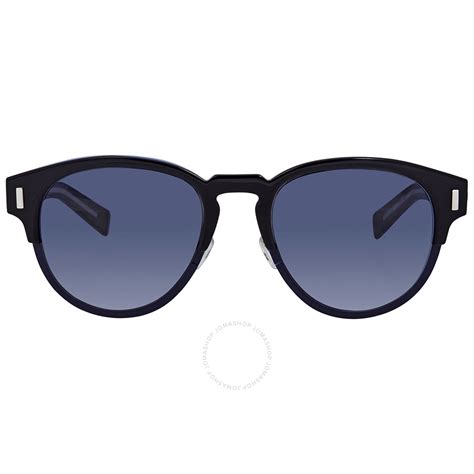 dior blacktie blue mirror round men's|Dior Blue Mirror Round Men's Sunglasses BLACKTIE254FS .